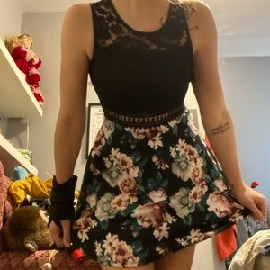 Mini dress floral
